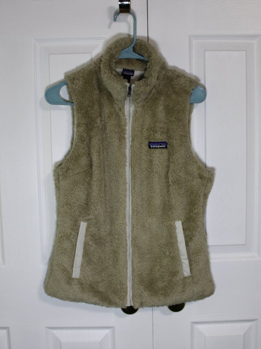 Patagonia Light Brown Los Gatos Vest with Soft High Pile Fleece